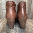 Jessica Simpson  Kirblin Leather Brown Zip Up Ankle Boots Booties Size 8 Photo 3