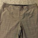 Lane Bryant  Brown Plaid Capri W/ Cuff Sz 28 NEW Photo 2