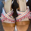 mix no. 6  Lex Embroidered Gladiator Boho Sandals Stacked Heel - size 10 Photo 7