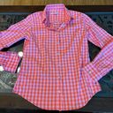 Peter Millar  women’s button up plaid pink Photo 0