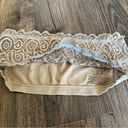 Free People NWOT  Bandeau Bra Lace Tube Top Tan Beige Women’s XS Small NEW Photo 7