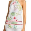 Tommy Bahama  Acqua Dei Fiore Linen Halter Top Large Photo 1