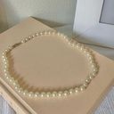 American Vintage Vintage “Devereaux” Ivory Pearl Necklace 18.5” Hand Knotted Classic Elegant Photo 4