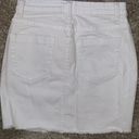 Just Quella Boutique White Denim Skirt Photo 1