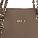 DKNY NWOT  Brown Leather Bryant Park Shoulder Bag Photo 8