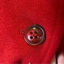 London Fog  Red Wool Peacoat Size SM Photo 2