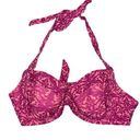 American Eagle Womens  pink and purple bikini top with underwire Photo 0