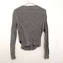 CAbi  Applique Cardigan style 100 Gray Black Crochet Cotton Button Down Sweater S Photo 8