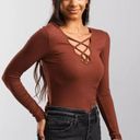 Buckle Black Strappy Ribbed Long Sleeve Photo 0