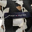 Tommy Hilfiger  Black Tan Leaf Print Short Sleeve Casual Shift Dress Size 8 NWOT Photo 1