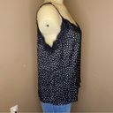 Nordstrom NWT  BP. Lace Black Sketchy Dot Tank Top Camisole Size Medium Photo 1