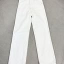 ZARA  Super Wide Leg High Rise Jeans White Size 0 Relaxed Long Baggy Photo 6