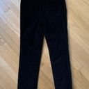 Rebecca Taylor NWT  Soft Black High Waisted Velveteen Pants Size 6 Photo 4