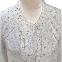 Studio Works  Cream Cable Knit Cozy Cardigan Wool Blend Cardigan Photo 1