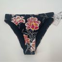 Roxy NWT  Printed Beach Classics High Waist High Leg Bikini Bottom Floral Photo 2