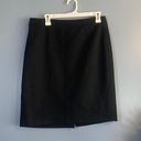 J.crew Factory The Pencil Skirt Black Wool Blend Knee Length Skirt Photo 0