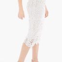 Chico's NEW NWT Chico’s White Lace Eyelet Pencil Skirt Photo 0