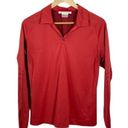 Nike  Golf Women’s Long Sleeve Quarter Zip Pullover in Red Size M Photo 1