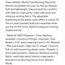 Athletic Works  Running Workout Shorts Built In Brief Black Camo Women’s XXL 20 Photo 10