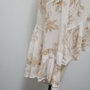 LC Lauren Conrad  floral high low babydoll button-down size large Photo 7