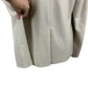 Oak + Fort  Oatmeal Oversized Single Breasted One Button Blazer Flap Pocket SZ M Photo 8