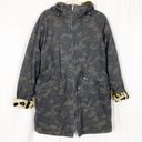 DL1961  Phoebe Reversible Parka Jacket Coat Fur Camo Camouflage Hooded Kindred Photo 3