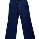 Liz Claiborne  Sophie Navy Blue Wide Leg Trousers size 10 Business Professional Photo 2