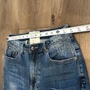 One Teaspoon  High Waist Free Bird Fitted Distressed Stretch Blue Jeans Size 28 Photo 7