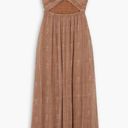 Anthropologie NWT  X Faithfull The Brand La Costa Cutout Printed Linen Maxi Dress Photo 13