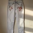 Tokyo Darling High Waisted Embroidered Light Wash Jeans Photo 0