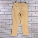 Banana Republic  NWT High Rise Straight Ankle Jeans in Pale Yellow Size 26P Photo 6