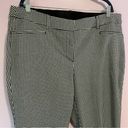 Lane Bryant  Trouser Size 18 Cropped Black Gingham Slim Capri Pant Photo 2