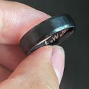 Edge Pre-owned 6mm carbide  black ring size 8 Photo 4