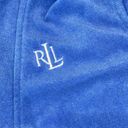 Ralph Lauren Lauren  blue terrycloth robe size small with pockets & belt Photo 4