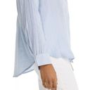 Rails  Ellis Gauze Button-Up Shirt Top X-Large blue Long Sleeve $169 Photo 10