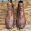 American Eagle  brown leather basel ankle boots 6.5 Photo 7