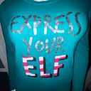 Xhilaration Express Your Elf Christmas Sleep Shirt Photo 3