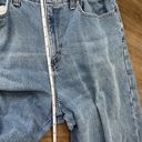 L.L.Bean  Original Fit Relaxed Flannel Lined Medium Wash Jeans ~ Size 16 PET Photo 11