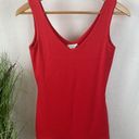 Cache  Red Woven Sleeveless Tank Top NEW M Photo 1