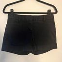 EXPRESS  Editor Cuffed Black Dress Shorts Size 2 Photo 0