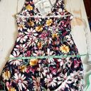 Loveappella  Floral Print Empire Waist Jersey Stretch Maxi Dress Size Small Photo 7