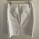 Banana Republic  White Denim Skirt Photo 1