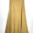 st. john's bay Vintage  Tan Faux Suede Chamois Maxi Skirt Western Boho Womens 6 M Photo 0