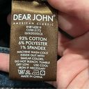 Dear John  Playback Cuffed Cropped Straight Leg Dark Wash Raw Hem Jeans Size 25 Photo 3