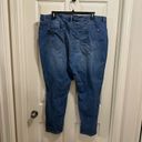 Ruff Hewn  skinny jeans blue distressed style size 24W average Photo 1