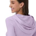 Halara NEW  Hooded Drawstring Cut Out Cropped Casual Hoodie Sweatshirt Large Photo 3