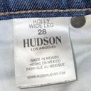 Hudson Jeans  Holly Wide‎ Leg Cropped Denim Jeans Size 28 Photo 3