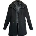 Guess  Black Double Zipper  Extra Warm  Jacket Size Medium Photo 8