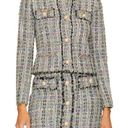 Generation Love  Women's Kristen Tweed Jacket Sandra Skirt XSMALL Black Rainbow Photo 7