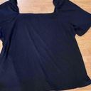 City Chic  ROMANTIC TOP BLACK SHORT SLEEVE WOMENS SZ 22 P1-273 Photo 1